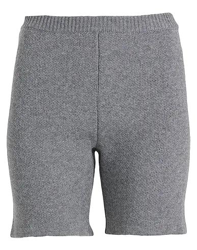 Grey Knitted Shorts & Bermuda