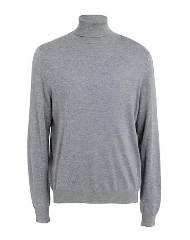 Grey Knitted Turtleneck