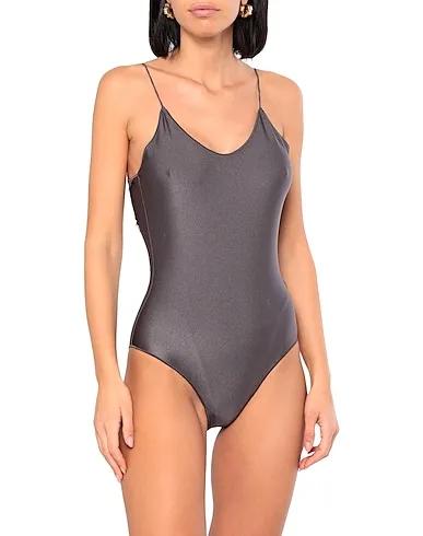 Grey Lace One-piece swimsuits