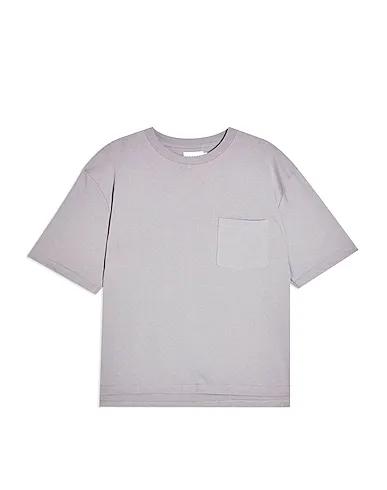 Grey Oversize-T-Shirt CONSIDERED GREY ORGANIC COTTON POCKET T-SHIRT
