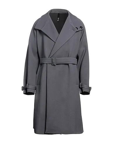 Grey Plain weave Coat