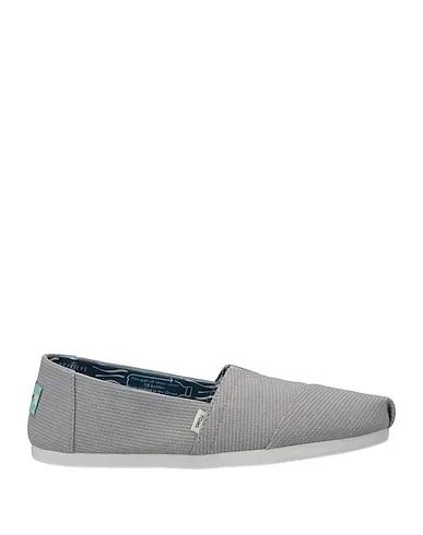 Grey Plain weave Loafers