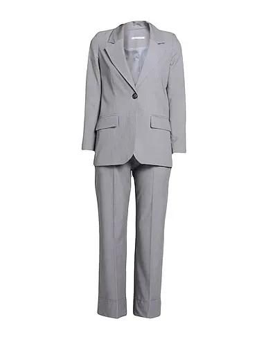Grey Plain weave Suit