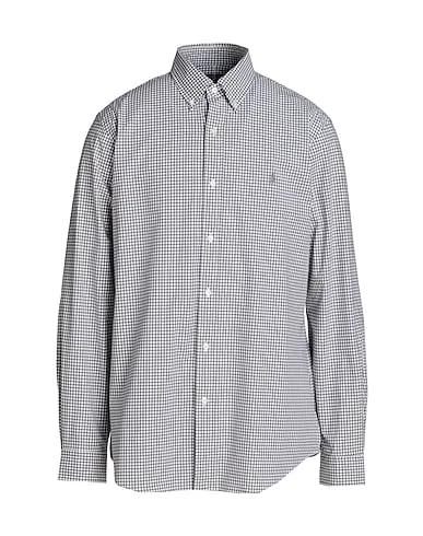 Grey Poplin Checked shirt