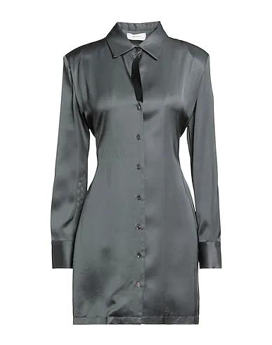 Grey Satin Short dress