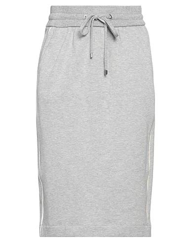 Grey Sweatshirt Midi skirt
