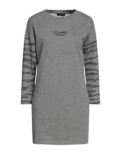 Grey Sweatshirt Short dress