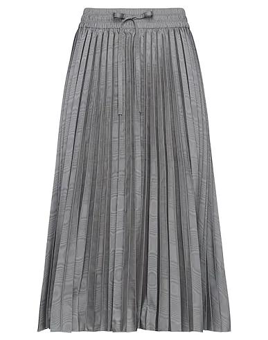 Grey Techno fabric Midi skirt