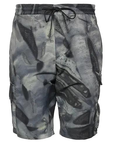 Grey Techno fabric Shorts & Bermuda