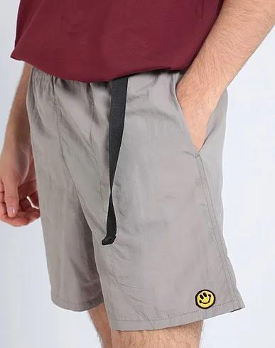 Grey Techno fabric Shorts & Bermuda SMILEY TECH SHORTS
