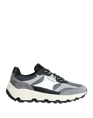Grey Techno fabric Sneakers CLASSIC RUNNER CAMOSCIO  
