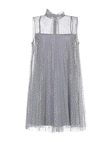 Grey Tulle Short dress