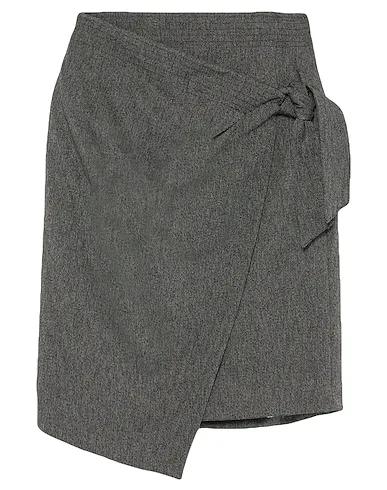 Grey Tweed Midi skirt