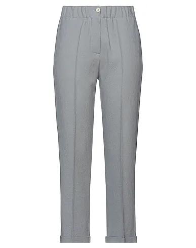 Grey Velour Casual pants