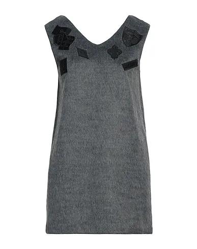 Grey Velour Short dress