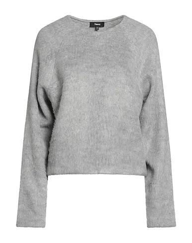Grey Velour Sweater