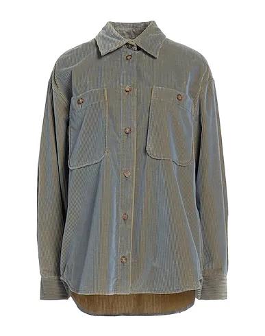 Grey Velvet Patterned shirts & blouses