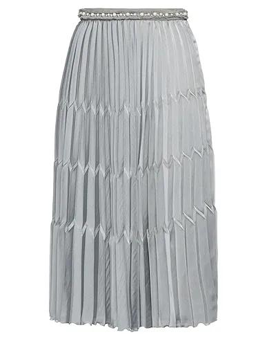 Grey Voile Midi skirt