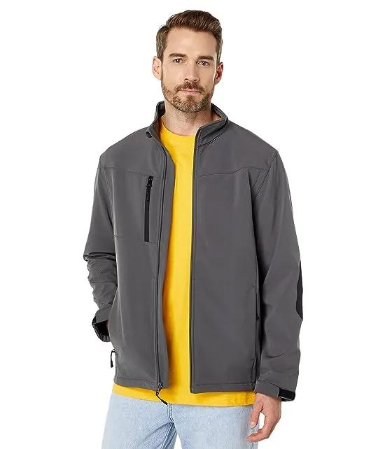 Grid Fleece Bonded Softshell Jacket