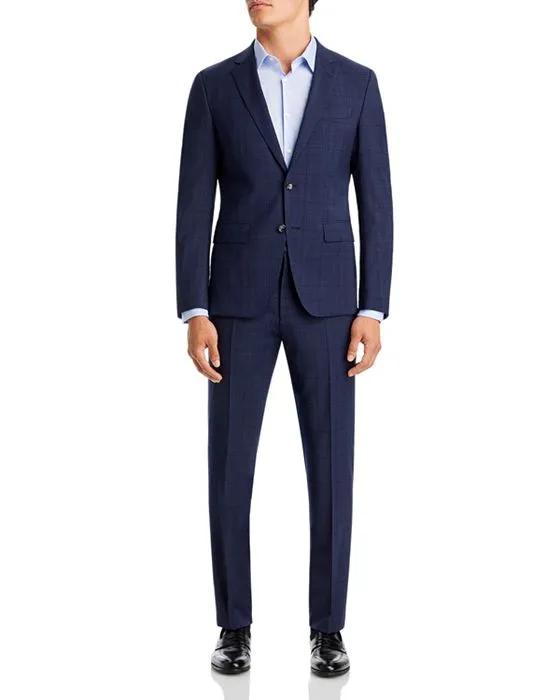 H-Huge Tonal Plaid Slim Fit Suit