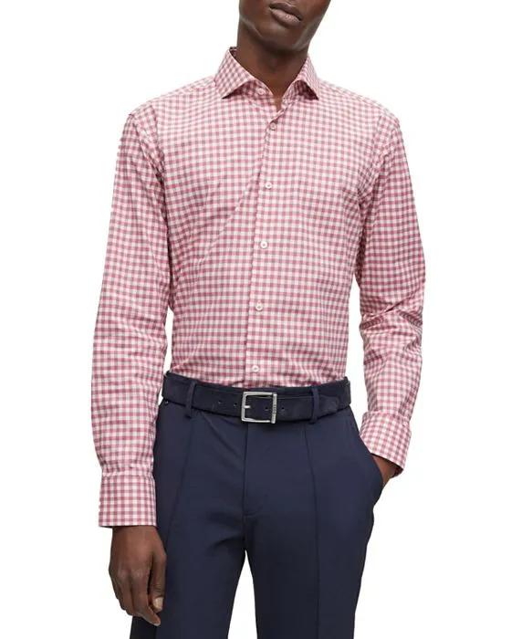 Hank Kent Slim Fit Printed Long Sleeve Shirt