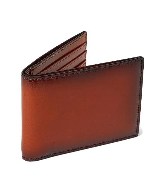 Hard Smoked with Burnishing Small Bifold Wallet