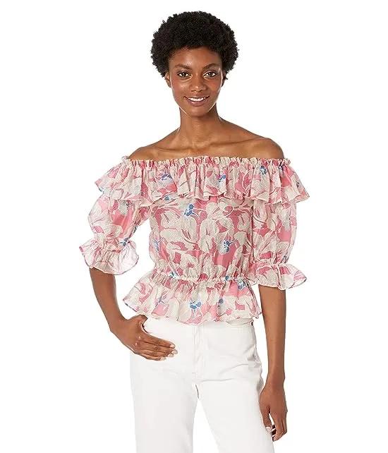 Harina Off-the-Shoulder Top with Elasticated Waist