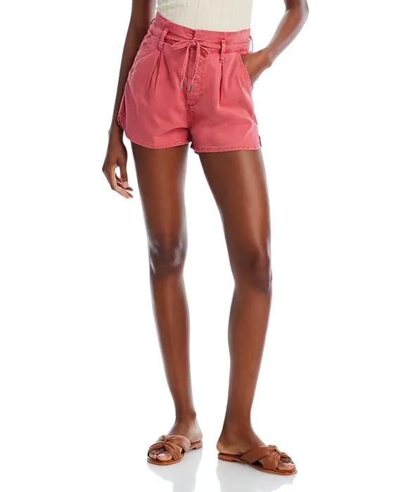 Harlie High Rise Tie Waist Shorts