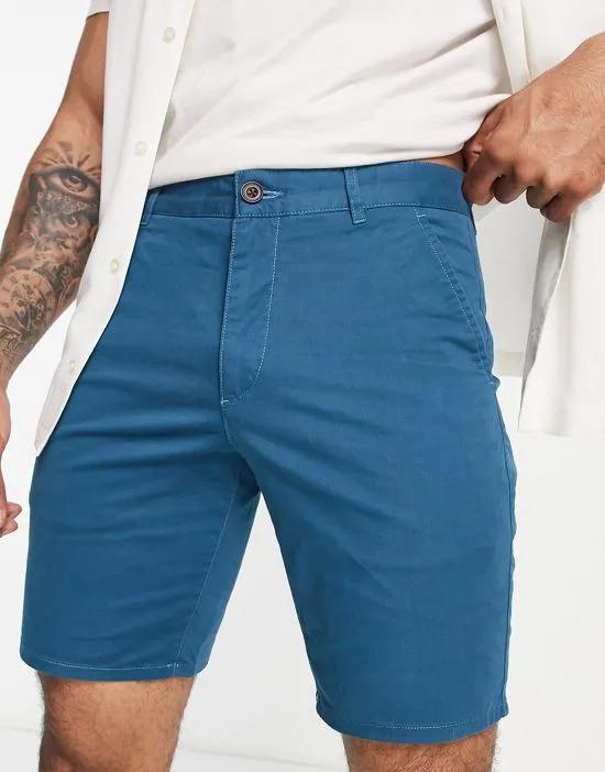 Hawk chino shorts in blue