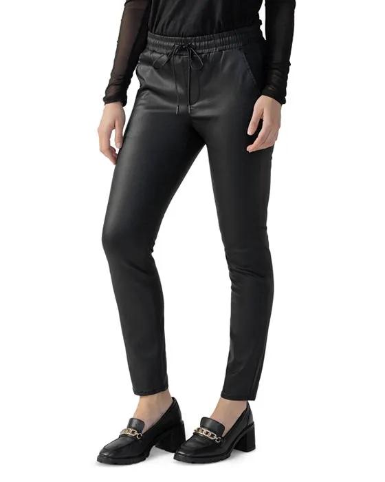 Hayden Pull On Faux Leather Pants