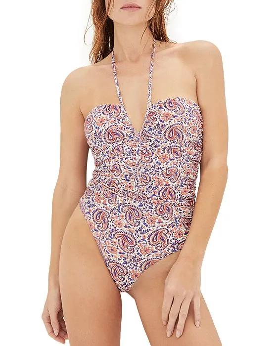 Hazina Paisley Floral One Piece Swimsuit