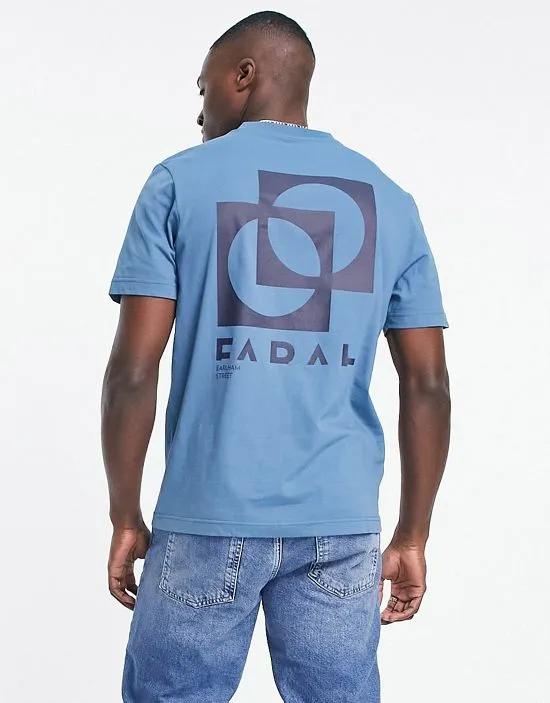 Head back graphic t-shirt in blue