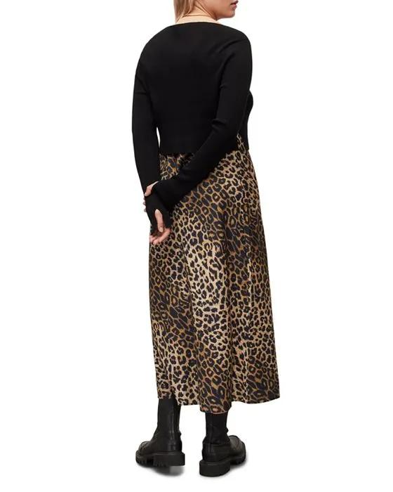 Hera Leopard Print Dress
