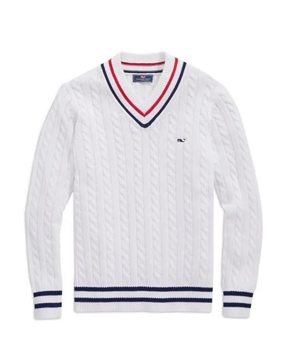 Heritage Americana Cotton V Neck Sweater   
