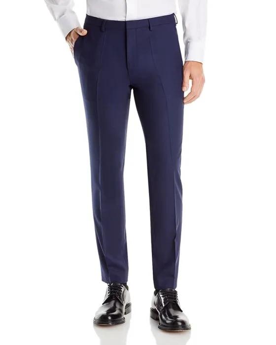Hesten Super Navy Extra Slim Fit Suit Pants