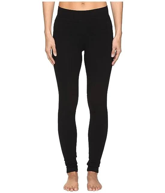 High Rise Ankle Leggings in Cotton Spandex