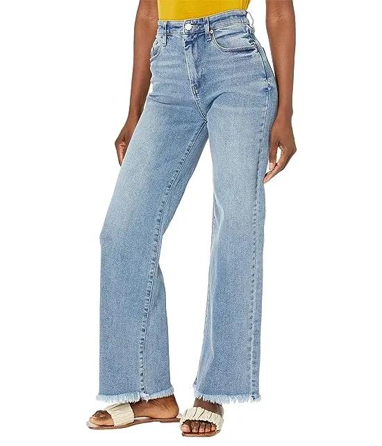 High-Rise Wide Let Sustainable Jeans in Say Something