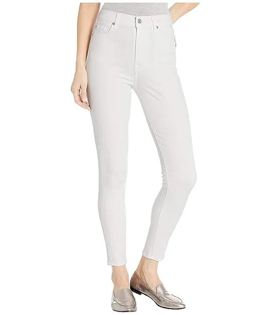 High-Waist Ankle Skinny in Slim Illusion White