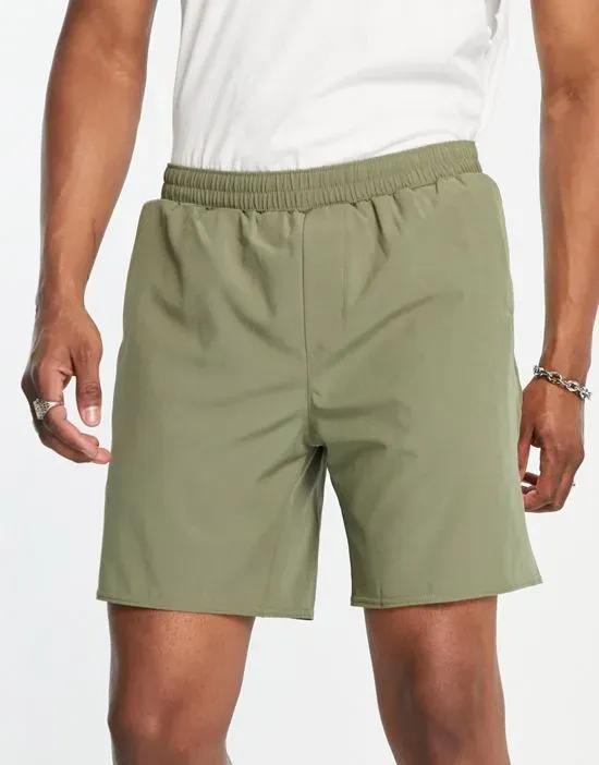 hike 5 inch shorts in khaki
