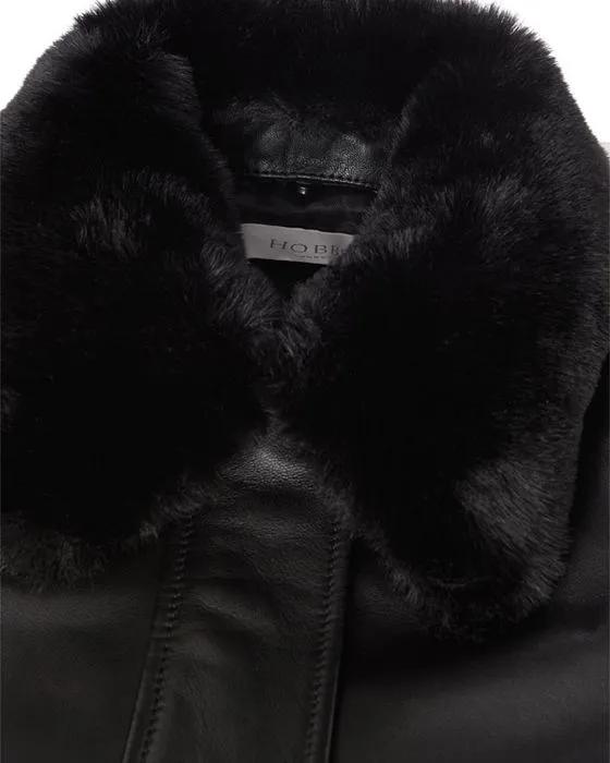 HOBBS LONDON Sera Leather Jacket