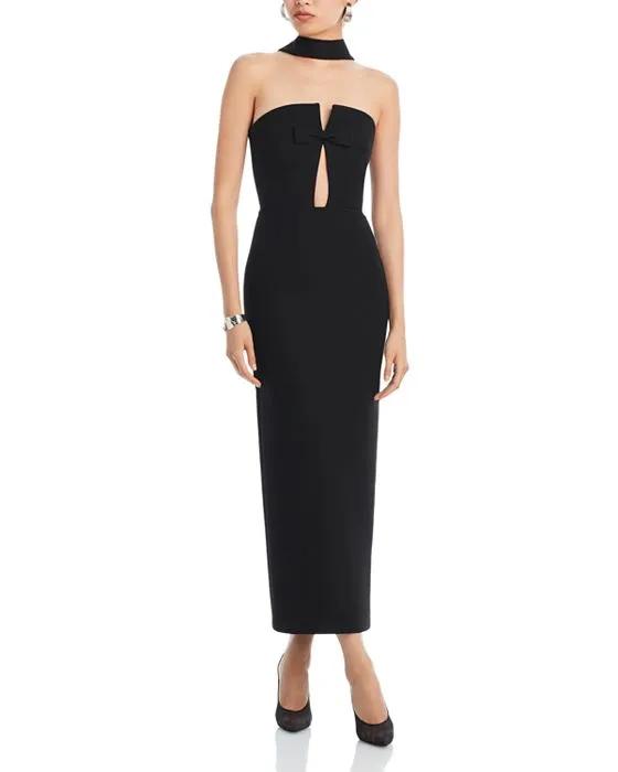 Holly Front Cutout Strapless Dress