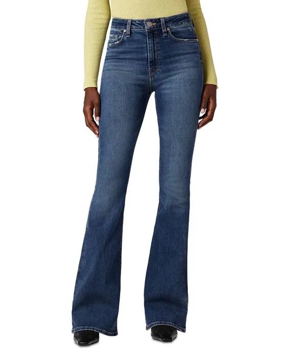Holly High Rise Flare Jeans in Lotus