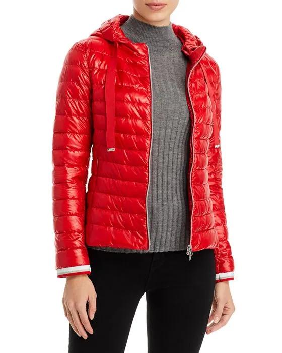 Hooded Down Puffer Jacket   