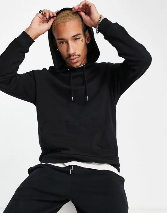 hoodie in black - BLACK