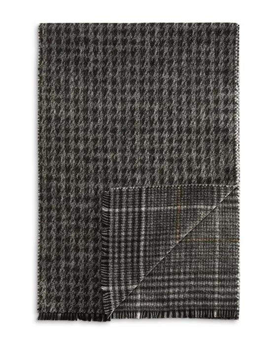 Houndstooth Reversible Woven Scarf - 100% Exclusive 