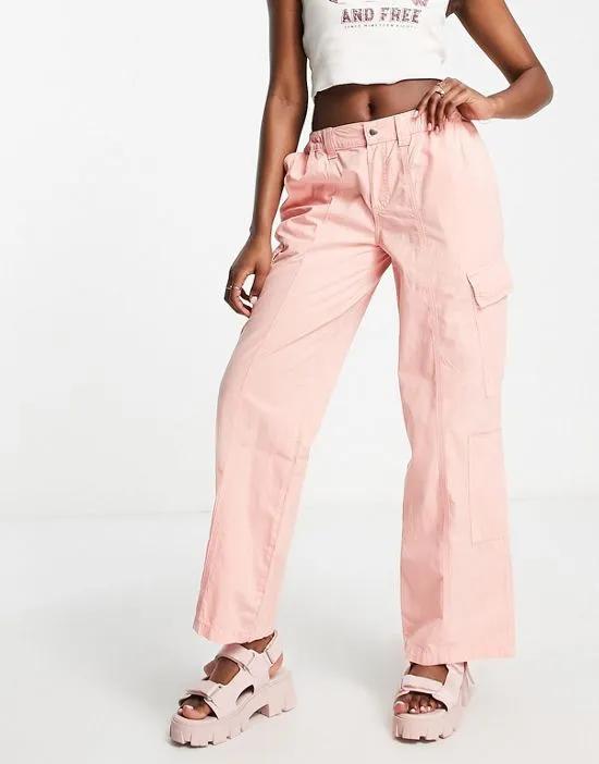 Hourglass 00's low rise cargo pants in pink