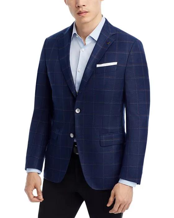 Hutson Windowpane Slim Fit Sport Coat