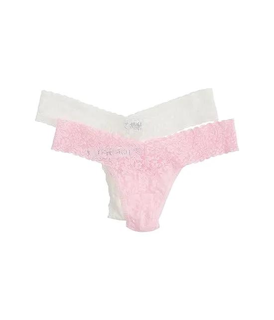 I Do Shimmer & Signature 2-Pack Low Thong