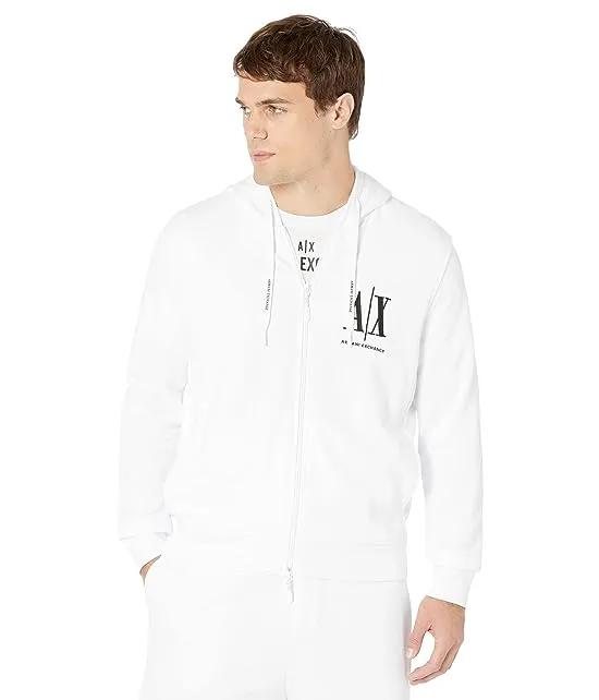 Icon Zip-Up Hoodie w/ Embroidered Logo