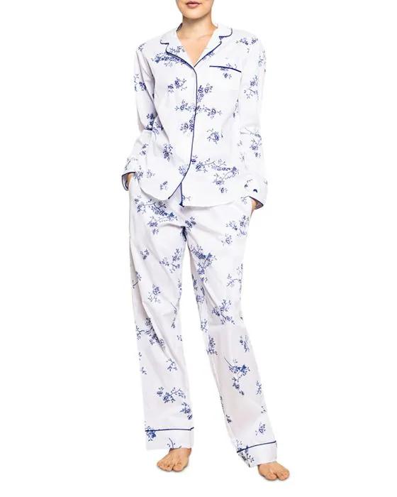 Indigo Pajama Pants Set